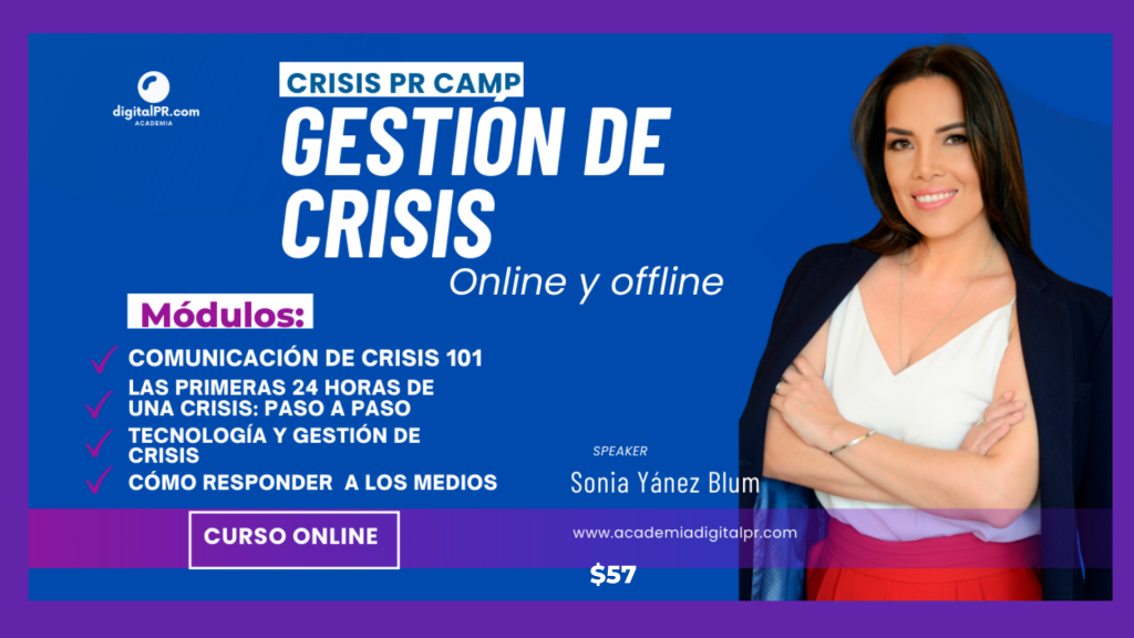 Getsión de crisis online y offline